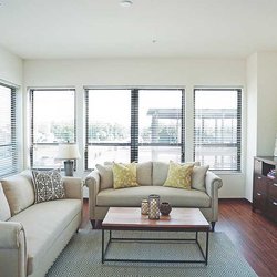 living room at Encore Living at Mequon Town Center apartment community located in Mequon, WI