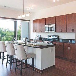 kitchen at Encore Living at Mequon Town Center apartment community located in Mequon, WI