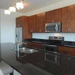 kitchen at Encore Living at Mequon Town Center apartment community located in Mequon, WI